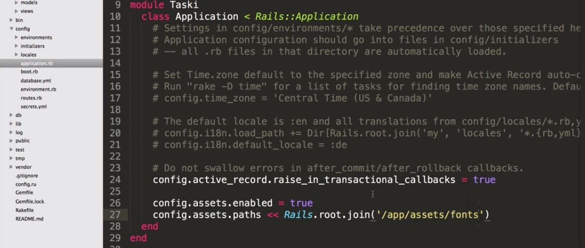application root rails